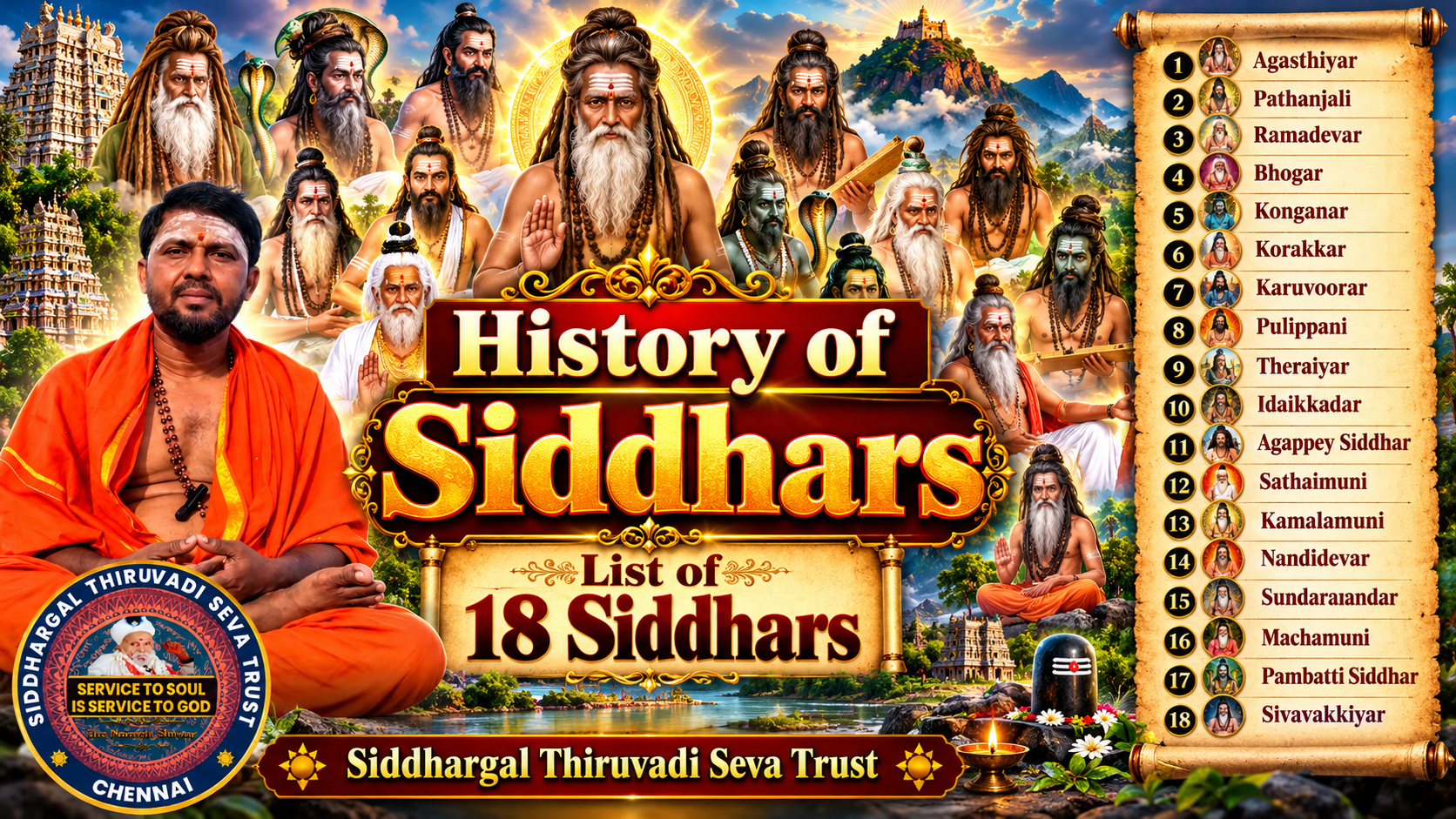History of Siddhar - 18 Siddhars