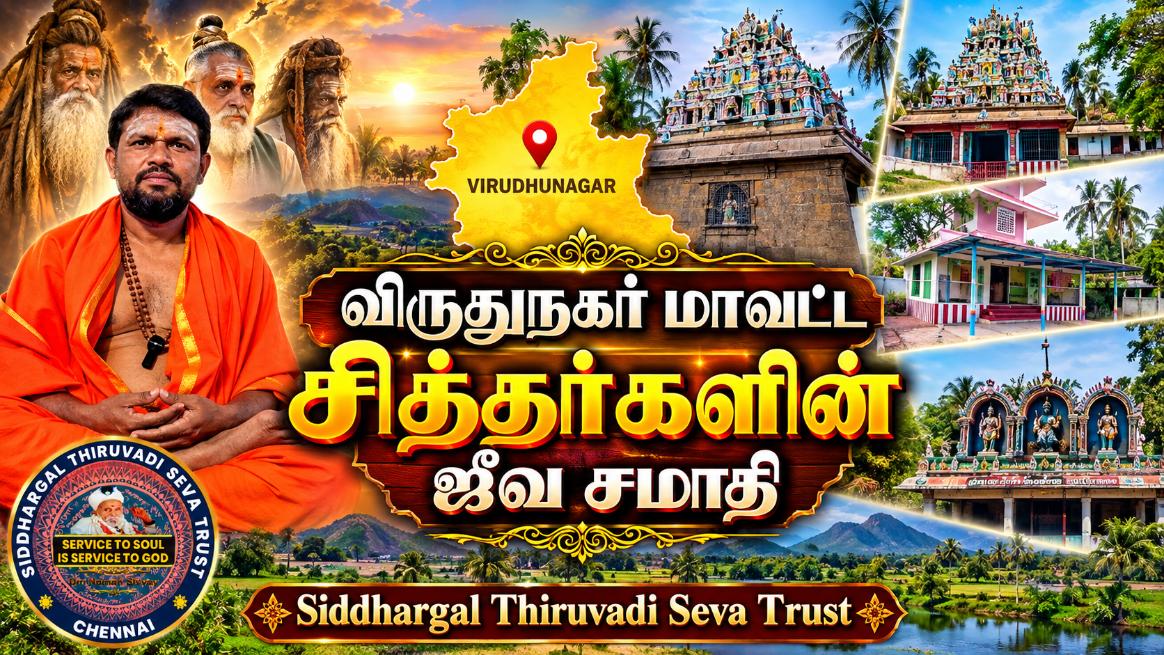 Vidhunagar Distrist Siddhar's Jeeva Samadhi